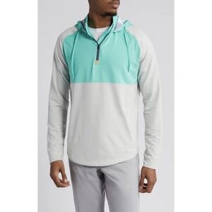 Swannies Logan Half Zip Golf Performance Stretch Pullover Men‎ Small Rio Secco